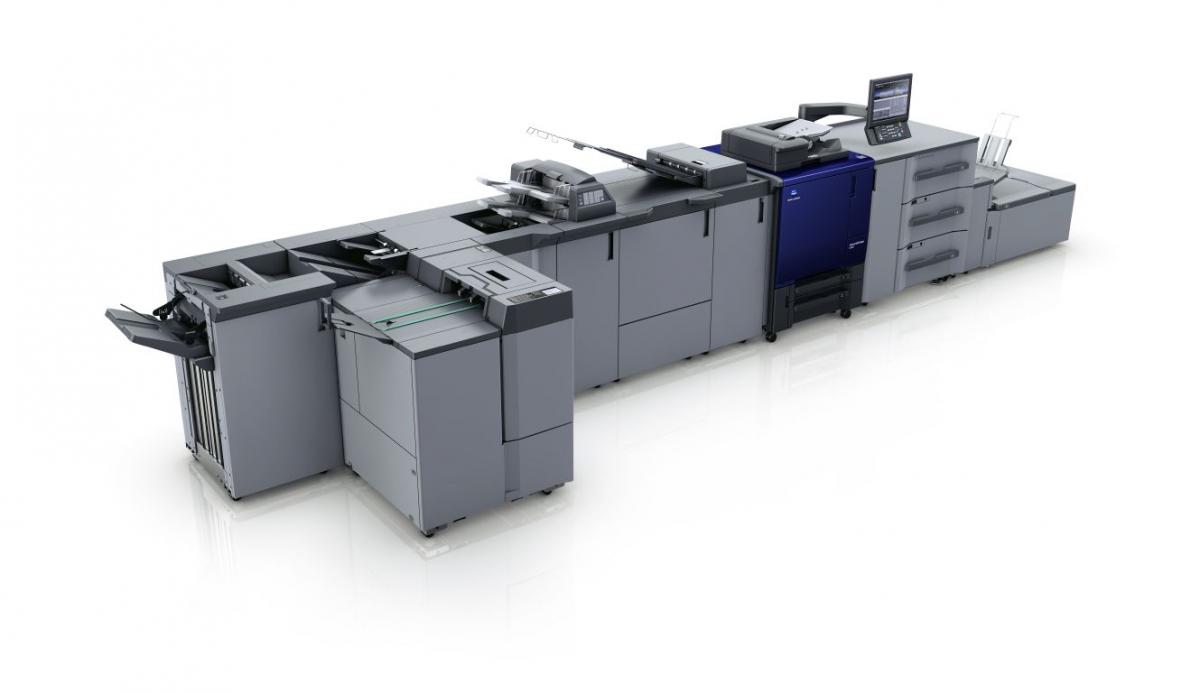 Kolorowy system produkcyjny do druku cyfrowego Accurio Press C3070/C3080/C3080P od Konica Minolta